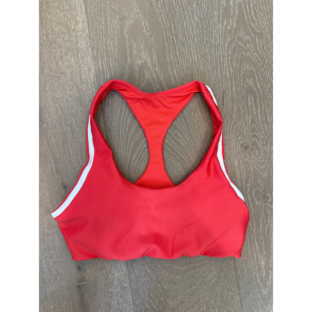 Alo Yoga Alo Sports Bra in Red - Picture 2 of 4